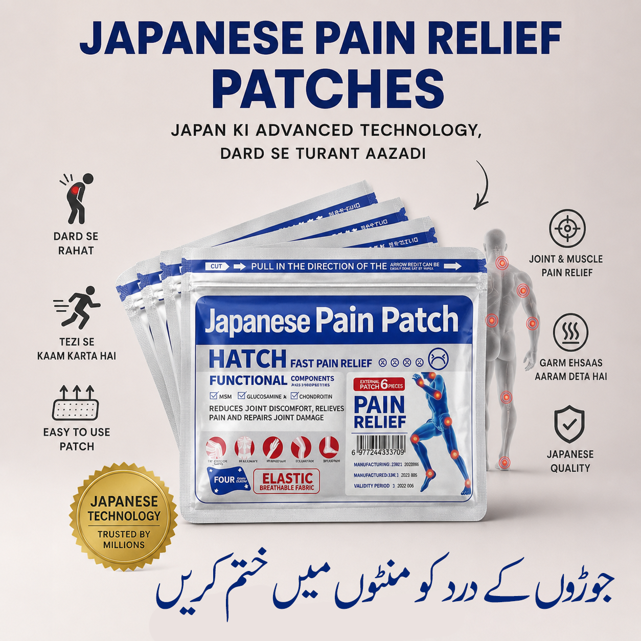 Japanese Pain Relief Patches